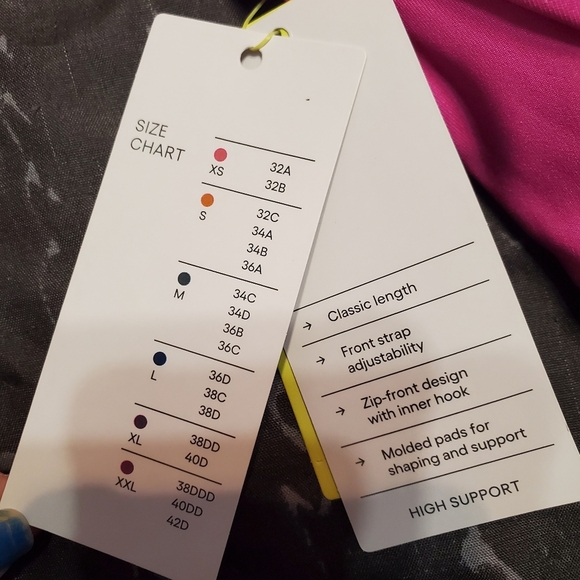 NWT All In Motion Women's High Support Sculpting Pink Bra 36DD - Picture 2 of 11